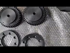 Черные резиновые танковые рельсы для роботов 48 мм х 10 мм х 84 ссылки Низкий шум