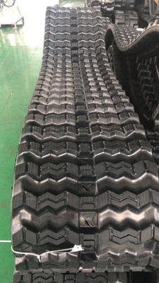 ZZS450x86x56 Zigzag Pattern Skid Steer Loader Размер регулируемого резинового трека