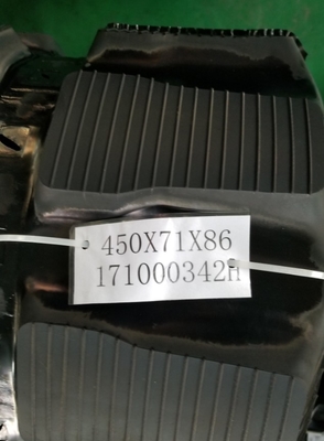 450x71x86 308BSR экскаваторная резиновая дорожка Общая длина 71x86 6106 мм