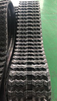 320x86x55/400x86x55/450x86x55 Зигзаговый рисунок Скид Стерд Погрузчик Резиновый трек