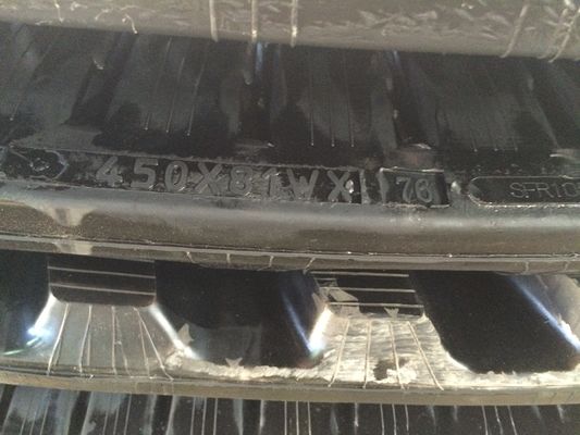 Резиновые треки 450*81*76W W-Lug Excavator Резиновые треки для экскаватора TB175