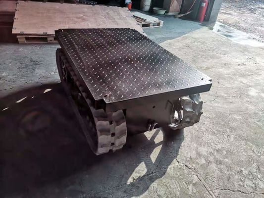 Проектировать Undercarriage следа машинного оборудования небольшой резиновый с платформой нагружая 300kg