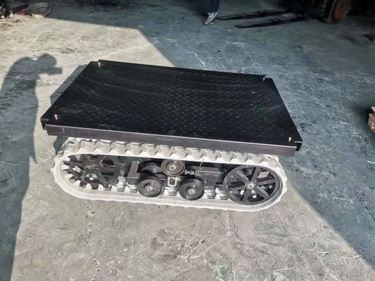 Проектировать Undercarriage следа машинного оборудования небольшой резиновый с платформой нагружая 300kg