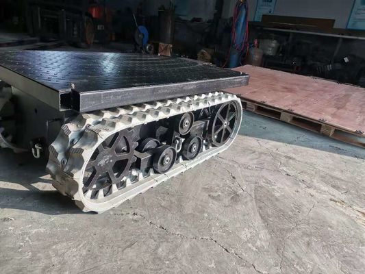 Проектировать Undercarriage следа машинного оборудования небольшой резиновый с платформой нагружая 300kg