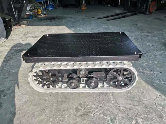 Проектировать Undercarriage следа машинного оборудования небольшой резиновый с платформой нагружая 300kg