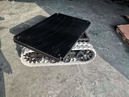 Проектировать Undercarriage следа машинного оборудования небольшой резиновый с платформой нагружая 300kg